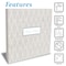 Better Office Products Large 3-Ring Padded Photo Album, Magnetic Self-Stick, 50 Double Sided Photo Mounting Shts 32122 - alternate 3